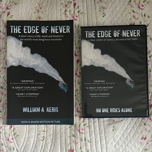 The edge of never, book and DVD